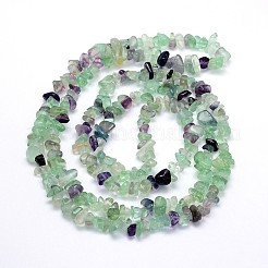 Perline fluorite naturale fili&nbsp;LS-G-O049-B-16