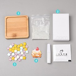 Kit para hacer posavasos de mosaico casero&nbsp;TH-CBAB785-01J