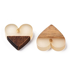 Pendenti in legno di noce e resina luminosa che si illumina al buio&nbsp;RESI-N039-75