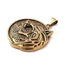 Grands pendentifs en acier inoxydable 304&nbsp;LS-STAS-D091-05AG
