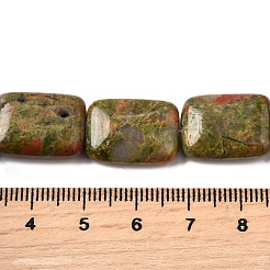 Natur Unakit Perlen Stränge&nbsp;G-S386-A02