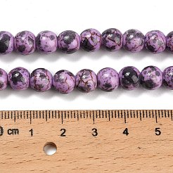 Abalorios de turquesas sintéticas hebras&nbsp;TURQ-F019-03G