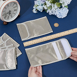 6 Stück Stoff-Sicherheits-Faraday-Taschen für Schlüsselanhängerschutz&nbsp;ABAG-OC0001-21