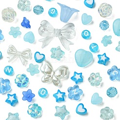 Kit per la creazione di gioielli con braccialetti con perline finte in plastica ABS e acrilico fai-da-te&nbsp;DIY-FS0006-24B