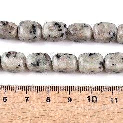 Natürliche Sesam Jaspis / Kiwi Jaspis Perlen Stränge&nbsp;G-T138-80