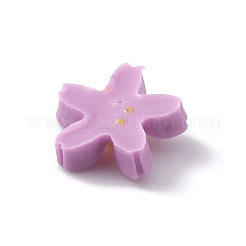 Cabochons fleur en résine opaque&nbsp;FIND-WH0034-98I