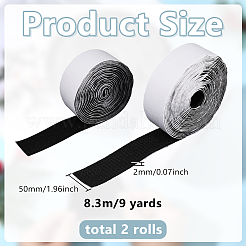 Selbstklebendes Nylon mit Polyester-Klettbändern&nbsp;AJEW-AR0004-99
