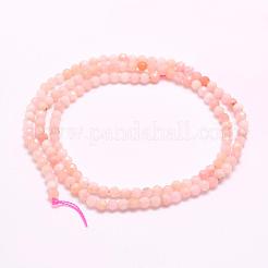 Natürliche rosa Opalkorne Stränge&nbsp;G-F509-05-4mm