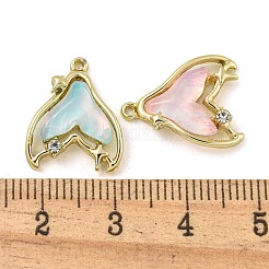 Pendentifs en alliage de résine avec placage UV&nbsp;FIND-M033-01