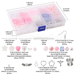 Kit per fare orecchini rosa fai da te&nbsp;DIY-FS0004-78