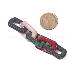 6 Stück handgefertigte Acryl-Kabelketten&nbsp;AJEW-JB01365