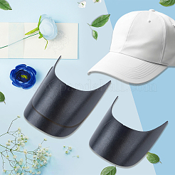 10 Stück PE-Kunststoff-Hutkrempe für Schirmmütze&nbsp;DIY-CP0013-58B