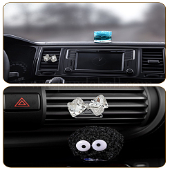 2 boîte de clips de parfum pour grille d'aération de voiture&nbsp;AJEW-LP0002-88