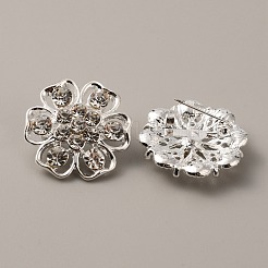 12 stücke 12 stil strass blume sicherheitsnadel brosche&nbsp;JEWB-WH0029-25S