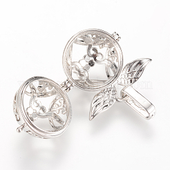 Pendentifs de cage en laiton&nbsp;LS-KK-S309-01P