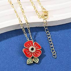 Colliers avec pendentifs en laiton&nbsp;NJEW-Q041-06G