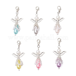 Décorations suspendues en plastique ABS imitation perle&nbsp;HJEW-JM03622