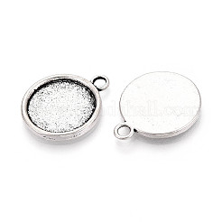 Tibetischer Stil Legierung Anhänger Fassungen&nbsp;PALLOY-N178-13AS-D