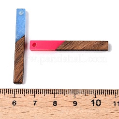 Colgantes de resina epoxi y madera de nogal&nbsp;RESI-N039-120