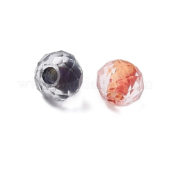 130 pièce de 10 g de perles de rocaille en verre transparent&nbsp;GLAA-V001-07