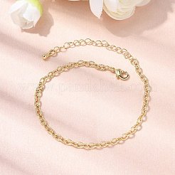 Gliederkettenarmband aus Messing für Damen&nbsp;BJEW-A065-07G