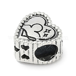 925 sterlina perline argento europeo&nbsp;STER-R005-02AS-07