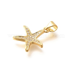 Messing micro pave klare zirkonia anhänger&nbsp;KK-Q040-01G-G