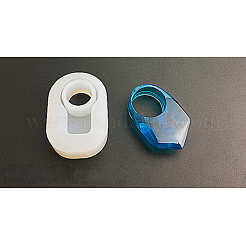 Transparente DIY Ring Silikonformen&nbsp;DIY-WH0020-05F
