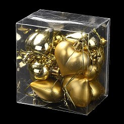 Décorations de pendentifs en forme de cœur en plastique galvanisé pour la saint-valentin&nbsp;KY-D020-02A