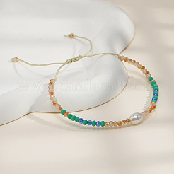 Böhmische handgefertigte Perlenkristallarmbänder&nbsp;LS-AY4302-1