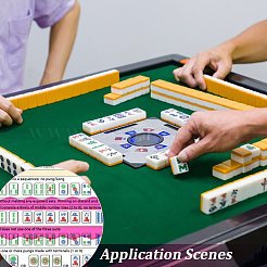 Mahjong-Linienerkennungstafeln aus Acryl&nbsp;AJEW-WH0481-281