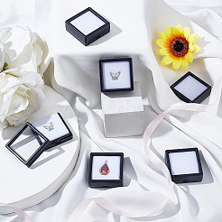 Schmuck-Geschenkboxen aus Acryl&nbsp;OBOX-WH0004-05C
