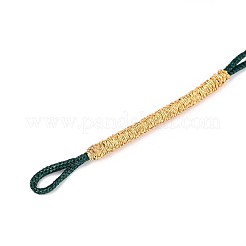 Creazione di anelli in cordino metallico intrecciato in nylon&nbsp;NWIR-N017-01C