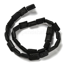 Brins de perles de pierre de lave naturelle&nbsp;G-G175-J15-01