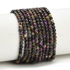 Natürliche Atlantisit-Stichtit-Perlenstränge&nbsp;GG-CBA3921-A01-3mm