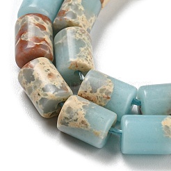 Fili di perline sintetici aqua jasper&nbsp;G-Q1008-A04