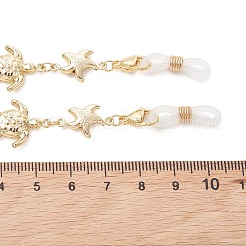 Seestern- und Schildkröten-Gliederkette aus Edelstahl 304 für Brillen&nbsp;AJEW-EH00410