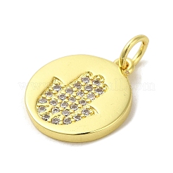 Ottone micro spianare pendenti zirconi&nbsp;KK-M283-13E-01