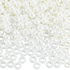 300 stücke 2 arten imitation perle acryl europäischen perlen&nbsp;OPDL-SP0001-04