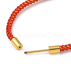 Fabrication de bracelet en cordon de nylon tressé&nbsp;MAK-L043-01G-11