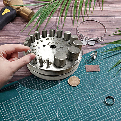 Ensemble de fraises à disque rondes en acier à haute teneur en carbone&nbsp;TOOL-WH0039-65