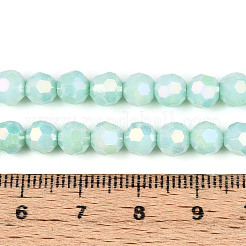 Brins de perles de verre électrolytiques anti-ternissement&nbsp;EGLA-T021-6mm-15-11