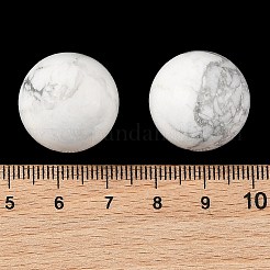 Natürliche Howlith-Kugelperlen&nbsp;GG-D003-A25