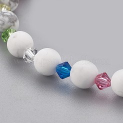 Orlato sintetico perline braccialetti stretch&nbsp;BJEW-JB03892-01