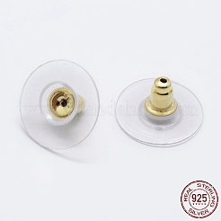 925 plata esterlina tuercas de oreja&nbsp;STER-K167-038G