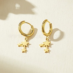 Pendientes de aro de acero inoxidable 201&nbsp;EX0803