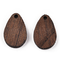 Anhänger aus natürlichem Wengeholz&nbsp;WOOD-T023-31