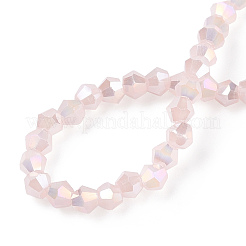 Perle imitazione giada vetro placca fili&nbsp;LS-EGLA-A039-J2mm-B07