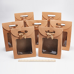 Sacchetti regalo rettangolari in carta kraft&nbsp;ABAG-WH0038-26B