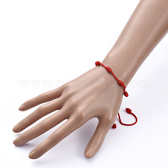 7 Knoten Glücksarmbänder&nbsp;BJEW-JB05252-03